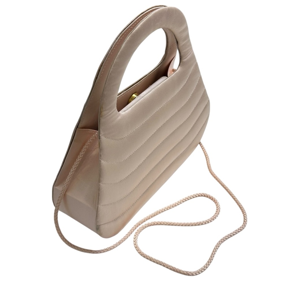 Sasha Chic Satin Blush Pink Bag